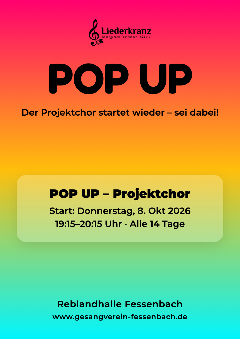POP UP - Projektchor